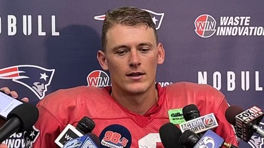 Videos: Mac Jones, Trent Brown and Josh Uche on joint practices with Packers taken at Lambeau Field (Patriots)